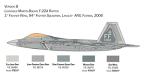 Italeri -2822 F-22A Raptor, 1:48 Scale, Model Kit, Plastic Model to Mount, Modeling, Grey, IT2822