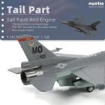 NUOTIE 1/100 F-16C Fighting Falcon Fighter Model Metal DieCast Aircraft Jet Kit Fighter Plane Model Military Airplane for Collection and Gift