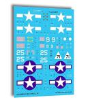 Techmod 48019 1/48 Grumman F6F-5 Hellcat 1944 Fighter Aircraft Wet Decal WWII