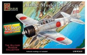 A6M2 Model 21 Zero Fighter (Snap Kit) 1-48 Pegasus