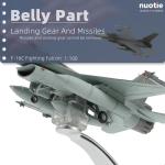 NUOTIE 1/100 F-16C Fighting Falcon Fighter Model Metal DieCast Aircraft Jet Kit Fighter Plane Model Military Airplane for Collection and Gift