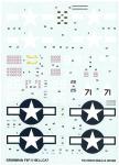 Techmod 48019 1/48 Grumman F6F-5 Hellcat 1944 Fighter Aircraft Wet Decal WWII