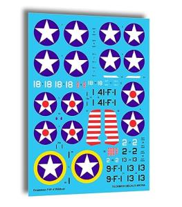 Techmod 48018 1/48 Grumman F4F-4 Wildcat 1942 Fighter Aircraft Wet Decal WWII