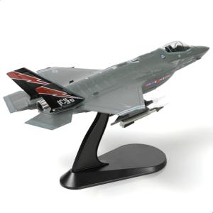 NUOTIE 1/72 F-35A Lighting II Fighter Aircraft Model Fighter U.S. Airforce AF-01 Die-cast Aircraft Model with Display Stand Squadron F35A Flight Mode (AF-01) Model Collection Gift for Adults