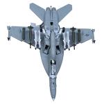 Udnorbay F-18 Hornet Strike Attack Fighter Plane Model 1/100 Diecast Military Models