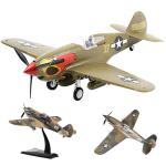 gzpynsgaoh US P-40 Flying Tigers Fighter Model Kit - WWII Classic Fighter Model, 1:48 Military Enthusiast Plastic Fighter, 4D Fighter Assembly Model.