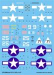 Techmod 48019 1/48 Grumman F6F-5 Hellcat 1944 Fighter Aircraft Wet Decal WWII