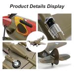 gzpynsgaoh US P-40 Flying Tigers Fighter Model Kit - WWII Classic Fighter Model, 1:48 Military Enthusiast Plastic Fighter, 4D Fighter Assembly Model.