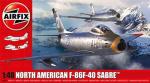 Airfix North American F-86F-40 Sabre 1:48 Military Aviation Plastic Model Kit A08110