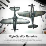 gzpynsgaoh US P-40 Flying Tigers Fighter Model Kit - WWII Classic Fighter Model, 1:48 Military Enthusiast Plastic Fighter, 4D Fighter Assembly Model.