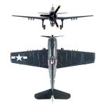 Busyflies Fighter Jet Model 1/72 Scale Grumman F6F Hellcat Plane Diecast Military Airplane for Collection and Gift