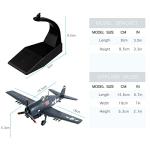 Busyflies Fighter Jet Model 1/72 Scale Grumman F6F Hellcat Plane Diecast Military Airplane for Collection and Gift