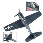 Busyflies Fighter Jet Model 1/72 Scale Grumman F6F Hellcat Plane Diecast Military Airplane for Collection and Gift