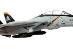 Daron F-14 Tomcat Jolly Rogers Die-Cast Model – 1:160 Scale Supersonic Fighter Jet Replica, VFA-103 Squadron, Highly Detailed, 4.75” Length x 2.875” Wingspan, Adult Collectible Ages 14+