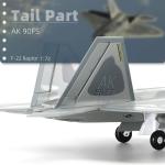 NUOTIE USA F-22 Raptor Fighter Attack Pre-Build Model 1:72 Aircraft Alloy Diecast Airplane Military Display Model Aircraft for Collection or Gift (AK 093)