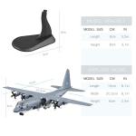 Busyflies Fighter Jet Model 1/200 AC130u Attack Fighter Plane Model Diecast Military Airplane Model for Collection and Gift