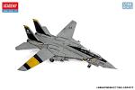 Academy 120116 492626 1/144 USN F-14A Vf-84 Jolly Rogers, Multi-Colour