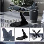 HANGHANG 1/200 AC-130U Fighter Jet Model Metal Aircraft Model Military Airplane Model Diecast Plane Model for Collection or Displays