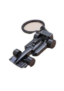 LiZEROGDAX 1pc Black F1 Keychain for Men, Alloy Car Model Metal Formula One Keyring Racing, Holder Accessories for Boyfriend Father Racing Enthusiasts Gifts