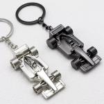LiZEROGDAX 1pc Black F1 Keychain for Men, Alloy Car Model Metal Formula One Keyring Racing, Holder Accessories for Boyfriend Father Racing Enthusiasts Gifts