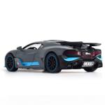 FLYKIRIN 1:32 Bugatti Toy Car Divo Metal Model Diecast Cars with Light and Sound Pull Back Toy Cars for Boys Kids Gift (Divo-Grey)