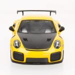 Maisto Porsche 911 GT2 RS Yellow with Carbon Hood and Gold Wheels Special Edition 1/24 Diecast Model Car