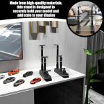 3 Tier Car Model Display Stand, Angled Racing Car Display Case for 1/24 Scale Diecast Models, Tabletop Organiser for 3 Models, Ideal Gift for 1:24 Car Model Collector