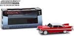 Greenlight 1958 Plymouth Fury Red (Evil Version with Blacked Out Windows) Christine (1983) Movie 1/43 Diecast Model Car