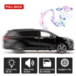 BDTCTK 1:24 Compatible for Sienna Car Model, Pull Back Diecast Toy Car with Sounds＆Lights for Kids Boys Girls and Adults, Gift Black.