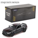 TOKAXI 1/36 Scale BMW M4 Diecast Model Cars,Pull Back Vehicles BMW Toy Cars,Cars Gifts for Boys Girls(Black)