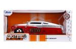 Jada Bigtime Muscle 1:24 1951 Mercury Coupe Die-cast Car Red, Toys for Kids and Adults