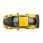 Maisto Porsche 911 GT2 RS Yellow with Carbon Hood and Gold Wheels Special Edition 1/24 Diecast Model Car