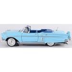 1958 Chevrolet Impala Convertible, Blue - Motormax Premium American 73267 - 1/24 Scale Diecast Model Car, unisex-children