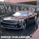 JACKIEKIM 1:32 Diecast Model Cars Alloy Toy car for Doodge Challenger Alloy Toy Vehicle, Toys for Kids,Adults,Metal Crafts for Boyfriend,Young Peoples Gift（Black）