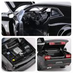 JACKIEKIM 1:32 Diecast Model Cars Alloy Toy car for Doodge Challenger Alloy Toy Vehicle, Toys for Kids,Adults,Metal Crafts for Boyfriend,Young Peoples Gift（Black）