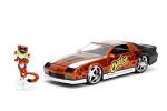 Cheetos 1:24 1985 Chevy Camaro Z28 Die-Cast Car & 2.75" Chester Cheetah Figure