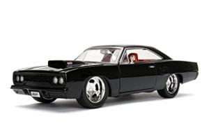 Big Time Muscle 1:24 1970 Plymouth Road Runner Die-Cast Car, Toys for Kids and Adults (Black)