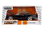 Big Time Muscle 1:24 1970 Plymouth Road Runner Die-Cast Car, Toys for Kids and Adults (Black)