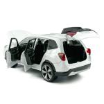1:30 Scale 2021 Forester e-Boxer SUV Model Toy Car Metal Diecast Toy Vehicle, Doors Open, Light Sound, Pull Back, Toys for Boys Kids Gifts, Men Collection, Home Office Décor, White