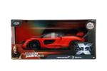 Jada Toys McLaren Senna - Fast & Furious 1:24 Scale Die-Cast Vehicle – Detailed Interior, Opening Hood, Doors, and Trunk – Collectible Model Car for Ages 8+ - Orange/Black