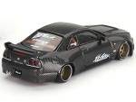 Skyline (R33) Active Carbon R RHD (Right Hand Drive) Carbon Black (Designed by Jun Imai) Kaido House Special 1/64 Diecast Model Car by True Scale Miniatures KHMG116