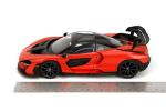 Jada Toys McLaren Senna - Fast & Furious 1:24 Scale Die-Cast Vehicle – Detailed Interior, Opening Hood, Doors, and Trunk – Collectible Model Car for Ages 8+ - Orange/Black