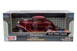 MotorMax American Classics 1932 Ford Coupe 1/24 Scale Diecast Model Car Red