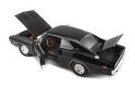Maisto M31387BK 1969 Dodge Charger Classic Super Car Die cast Model, Black