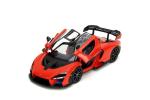 Jada Toys McLaren Senna - Fast & Furious 1:24 Scale Die-Cast Vehicle – Detailed Interior, Opening Hood, Doors, and Trunk – Collectible Model Car for Ages 8+ - Orange/Black