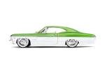 Big Time Muscle 1:24 1967 Chevrolet Impala SS Die-Cast Car, Toys for Kids and Adults(Green/White)