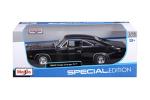 Maisto M31387BK 1969 Dodge Charger Classic Super Car Die cast Model, Black