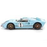 Shelby Collectibles 1966 Ford GT 40 MK II RHD (Right Hand Drive) #1 Light Blue Miles - Hulme Le Mans 1/18 Diecast Model Car