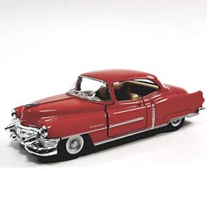 KiNSMART 1953 Cadillac Series 62 1:43 O Scale 5 Inch Die Cast Metal Model Classic Ventage Toy Car (Cherry Red)