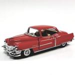 KiNSMART 1953 Cadillac Series 62 1:43 O Scale 5 Inch Die Cast Metal Model Classic Ventage Toy Car (Cherry Red)